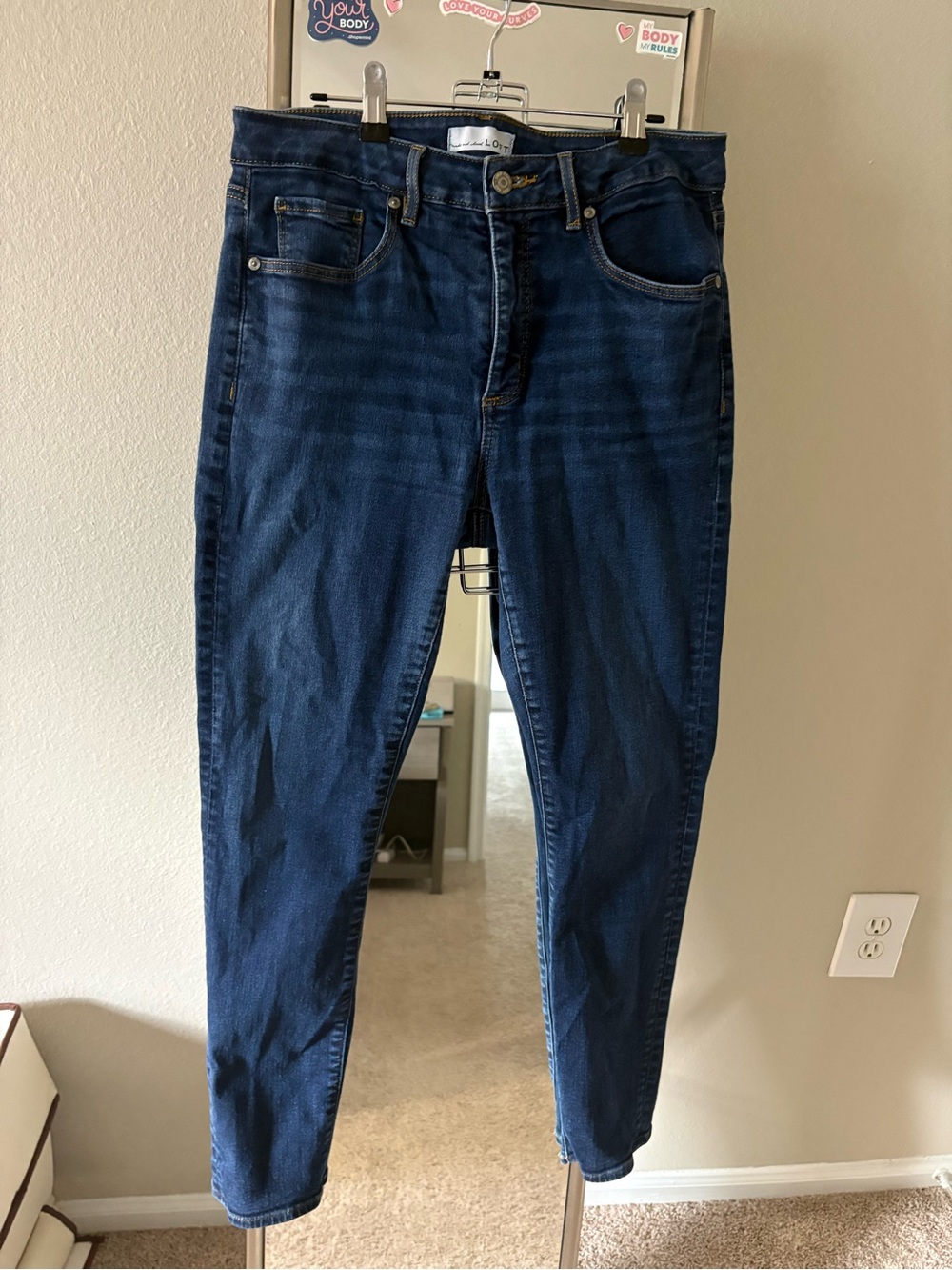 Loft Dark Blue High-Rise Skinny Women’s Jeans